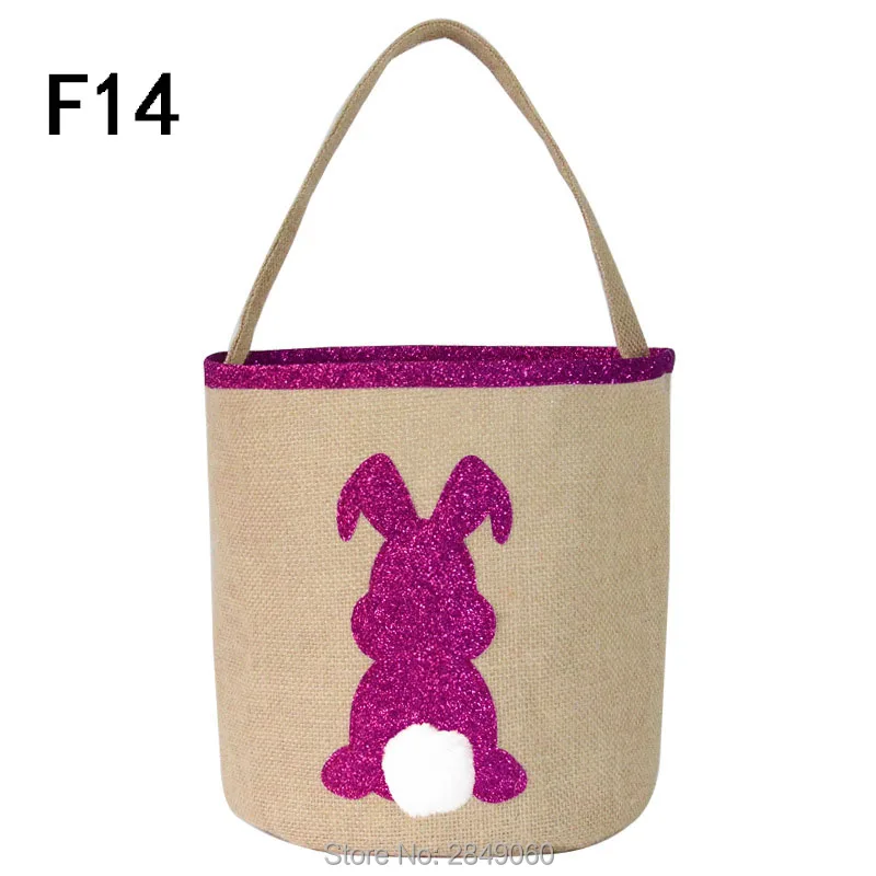 Оптовая продажа джутовое ведро с монограммой Пасхальная корзина сделай сам