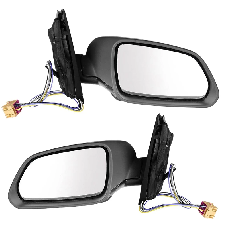 

2Pcs Car Heated Electric Wing Door Mirror Side Rear Mirror For Polo- 2005-2010,Right Driver Side & Left Passenger Side