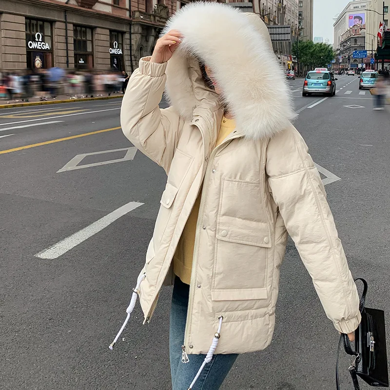Модная парка женские куртки с хлопковой подкладкой теплое плотное Женское