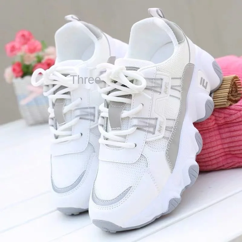 

spring and autumn fashion light casual ladies sneakers tennis shoes thick-soled vulcanized shoes kawaii running original shoes