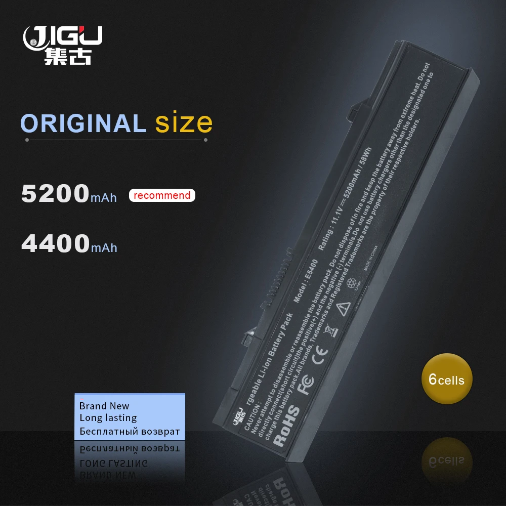 JIGU Replacement Laptop Battery For Dell Latitude E5400 E5410 E5500 E5510 KM769 KM742 451 10616 312 0769 0762|battery for dell|laptop