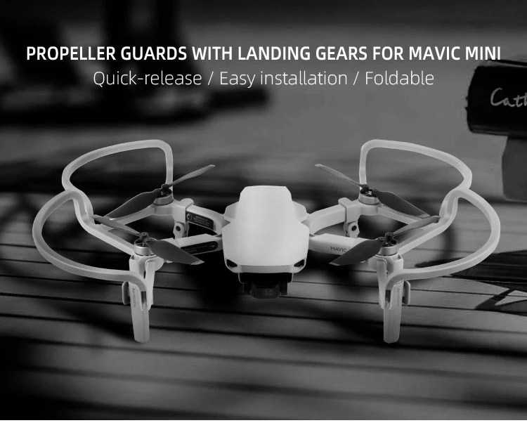 Mavic мини-Пропеллер Защита для Лопасть Винта дрона пропеллер протектор со складным шасси наборы DJI Mavic мини аксессуары