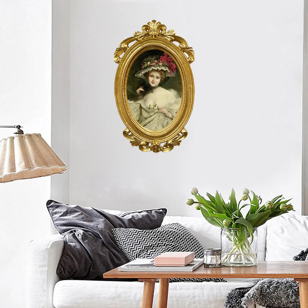 Рамка для фотографий декоративное украшение Золотой Классический держатель