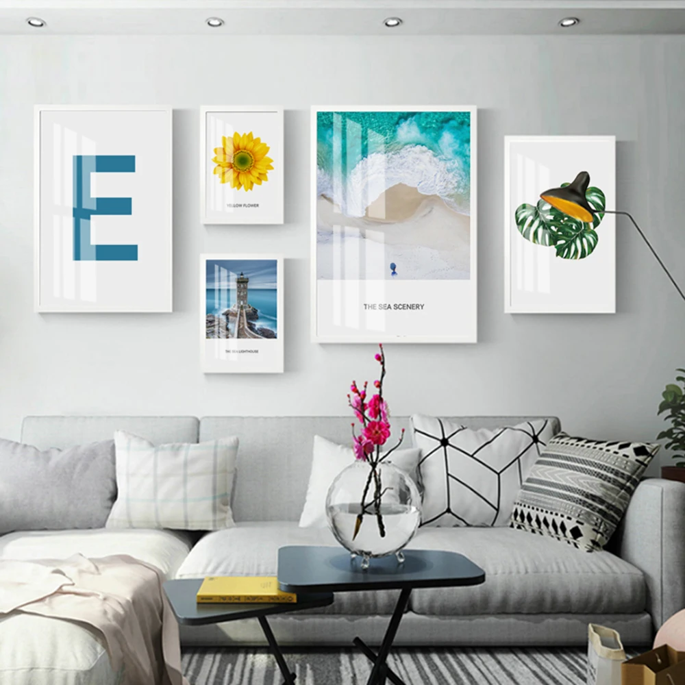 

Lighthouse Wall Art Inspirational Canvas Painting Picture Wall Painting Living Room Laminas Decorativas Pared Cuadros
