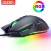 Original Wired RGB Gaming Mouse Optical Gamer Mice Adjustable DPI With Backlight For Laptop Computer PC Professional Game
