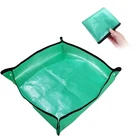 Коврик для посадки растений, 65 х65 см, полиэтиленовый, водостойкий, складной, для пересадки растений