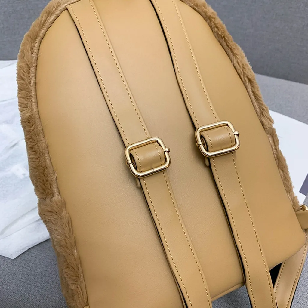 Милый женский рюкзак из искусственного меха с заячьими ушками женские дорожные