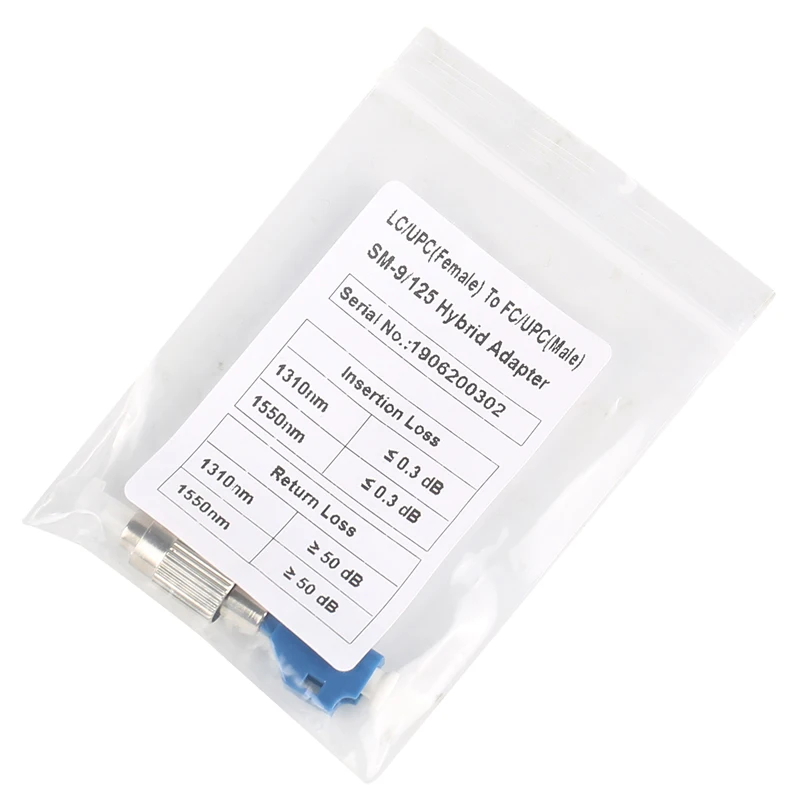 LC Женский к FC Мужской гибридный конвертер адаптер для оптоволоконного