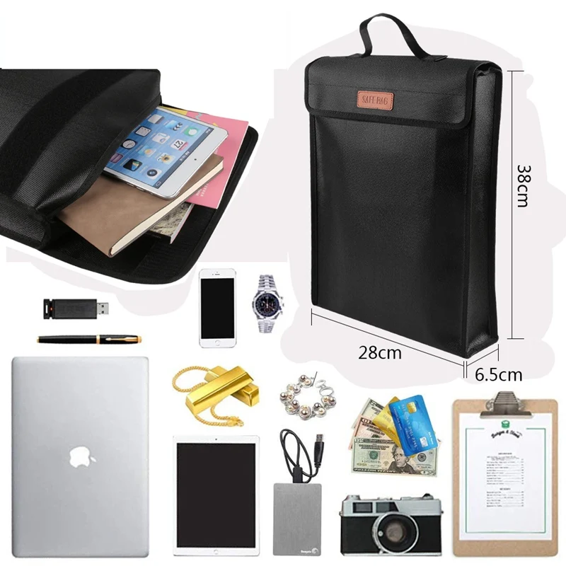

Fireproof Explosionproof Waterproof LiPo Battery Portable Safety Bag 40*30*7cm for RC Airplane Battery