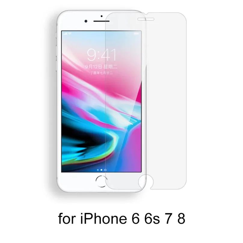 for 4.7 inch 9H закаленное стекло для Iphone 7 8 6 6s Plus 5 5S Se Защитное стекло для экрана для Iphone 11 Pro Xs Max X Xr пленка - Цвет: for 4.7 inch