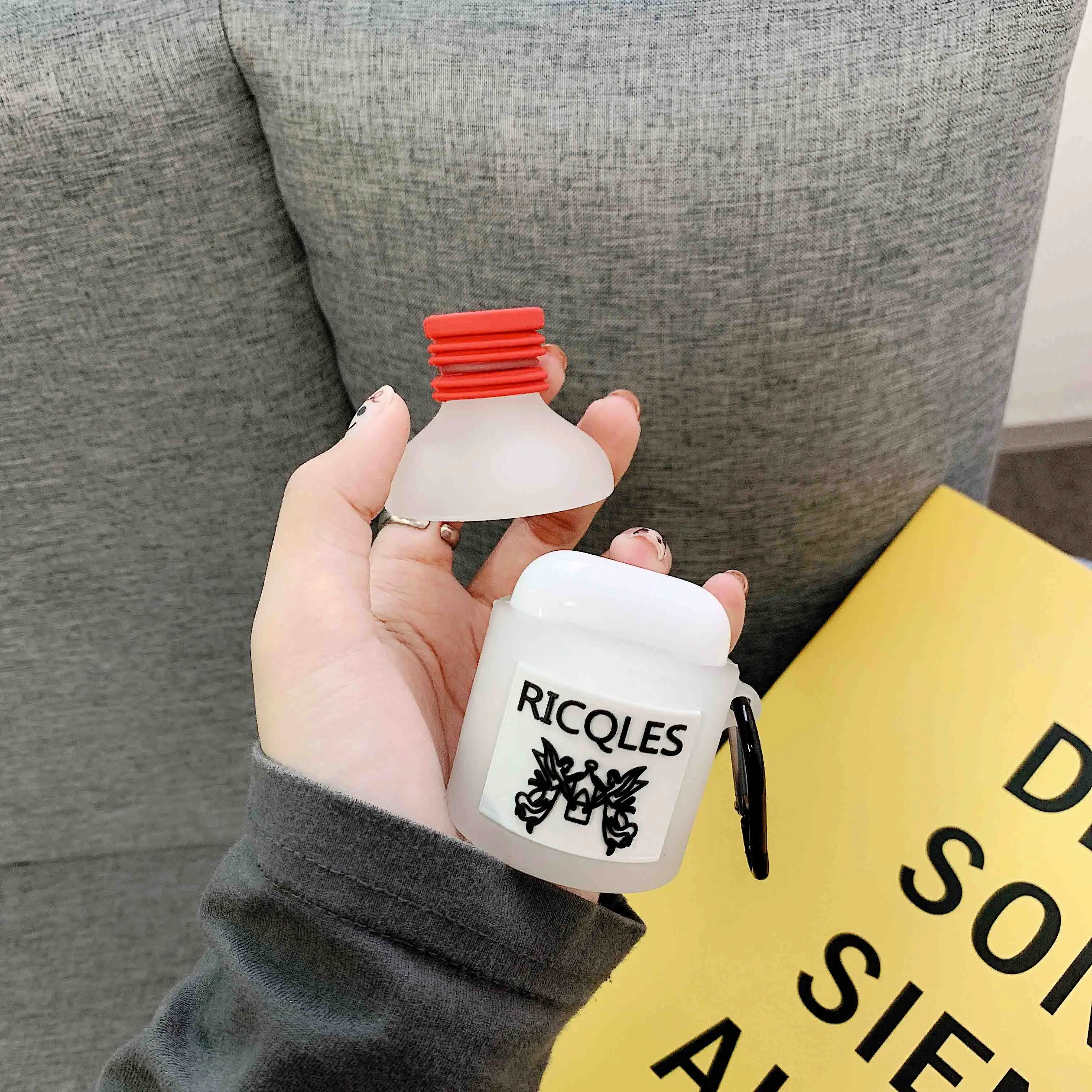 Чехол для Airpods, Роскошный милый мультяшный Мягкий силиконовый чехол для Airpods 1 2, чехол для Airpod Air pods, чехол для наушников Etui