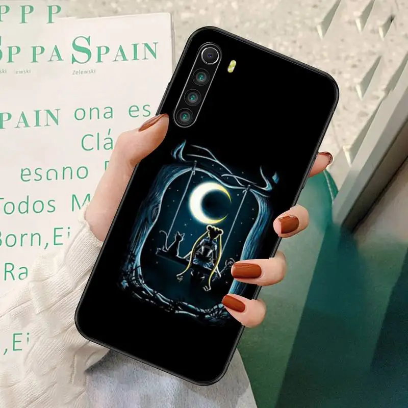 

ZFGHSHYQ Sailor Moon Cat Soft Case Phone Case For Redmi 7 8 9 A K20 30 Pro Note 8 9 Pro 9s