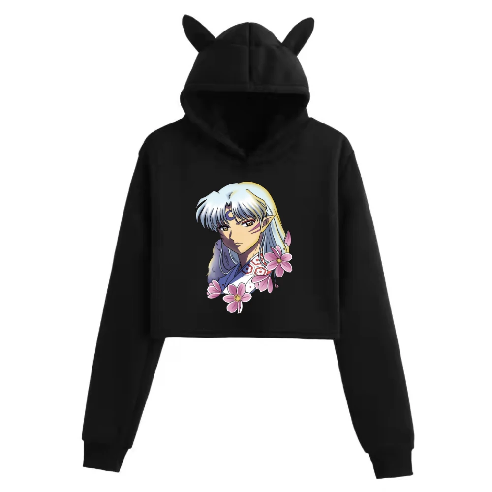 

Anime InuYasha Hoodie Fashion Pullovers Tops Cute Casual Loose Woman Sweatshirt