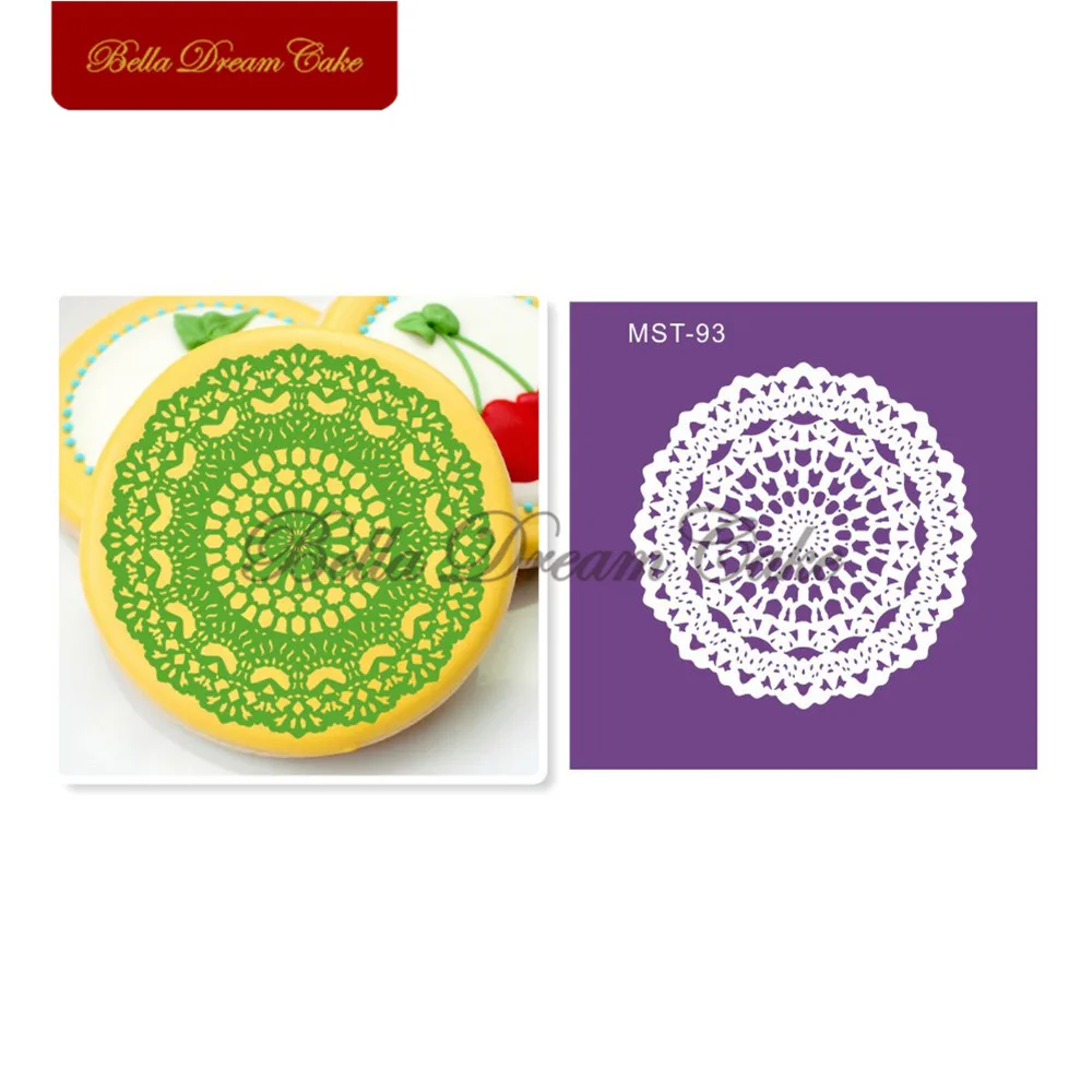

Цветочные кружевные сетчатые трафареты, Пасхальная фотоформа для торта, предметы для украшения тортов