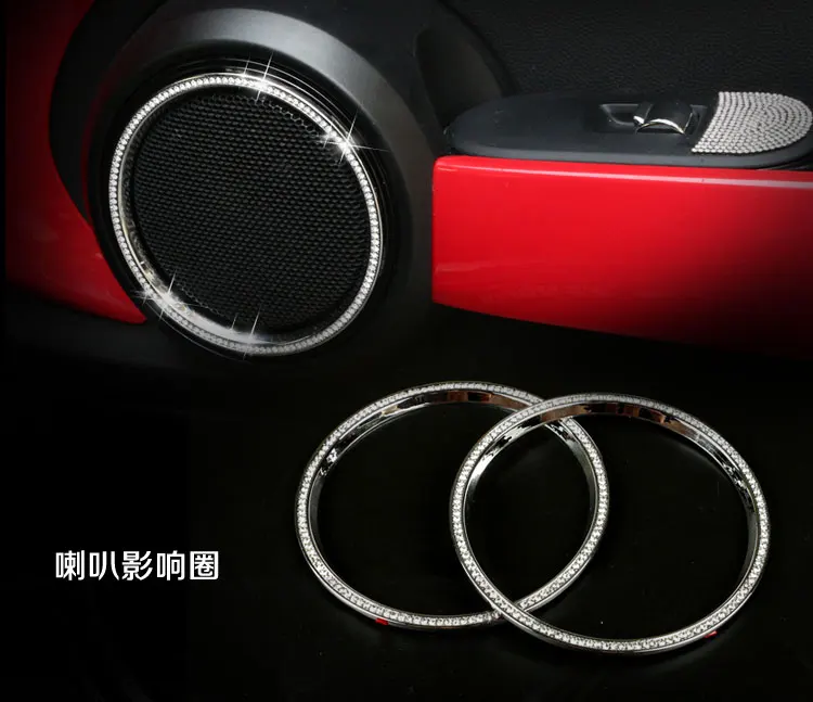 Декоративная Хрустальная рамка с передвижной панелью для BMW Mini Copper F55 F56 Z2EA840 1