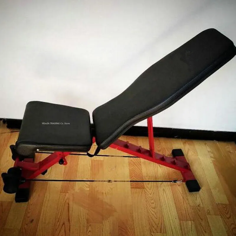 Многофункциональная складная доска для мышц брюшного пресса табурет гантелей