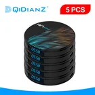 DQiDianZ HK1Max 5 шт. Android 10 Смарт ТВ коробка Quad-Core Декодер каналов кабельного телевидения Wi-Fi 2,4G 5G BT 4,0 пятиядерный ГП Mali-450 Media Player