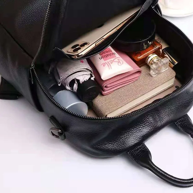 

Large-capacity Men's Women's Backpacks 2021 New Fashion Genuine Leather Casual All-match Back Pack Designer Shoulder Handbags Gg