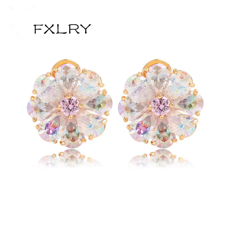 FXLRY модный идеальный украшенная жемчугом Обувь Радуга серьги для женщин Радужный