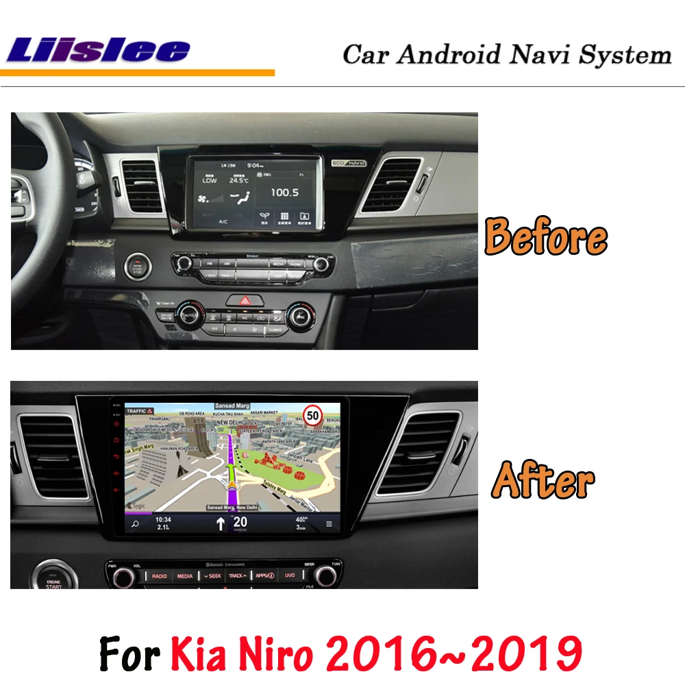 Android 8 1 для Kia Niro 2016 2017 2018 2019 стерео автомобильный экран Carplay Wifi BT GPS навигация карта