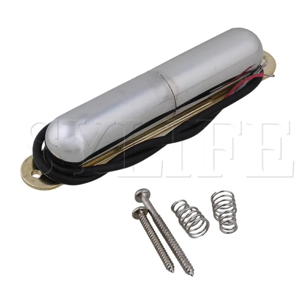 

Brass Split Tube lipstick Guitar single pickup Plate Chrome