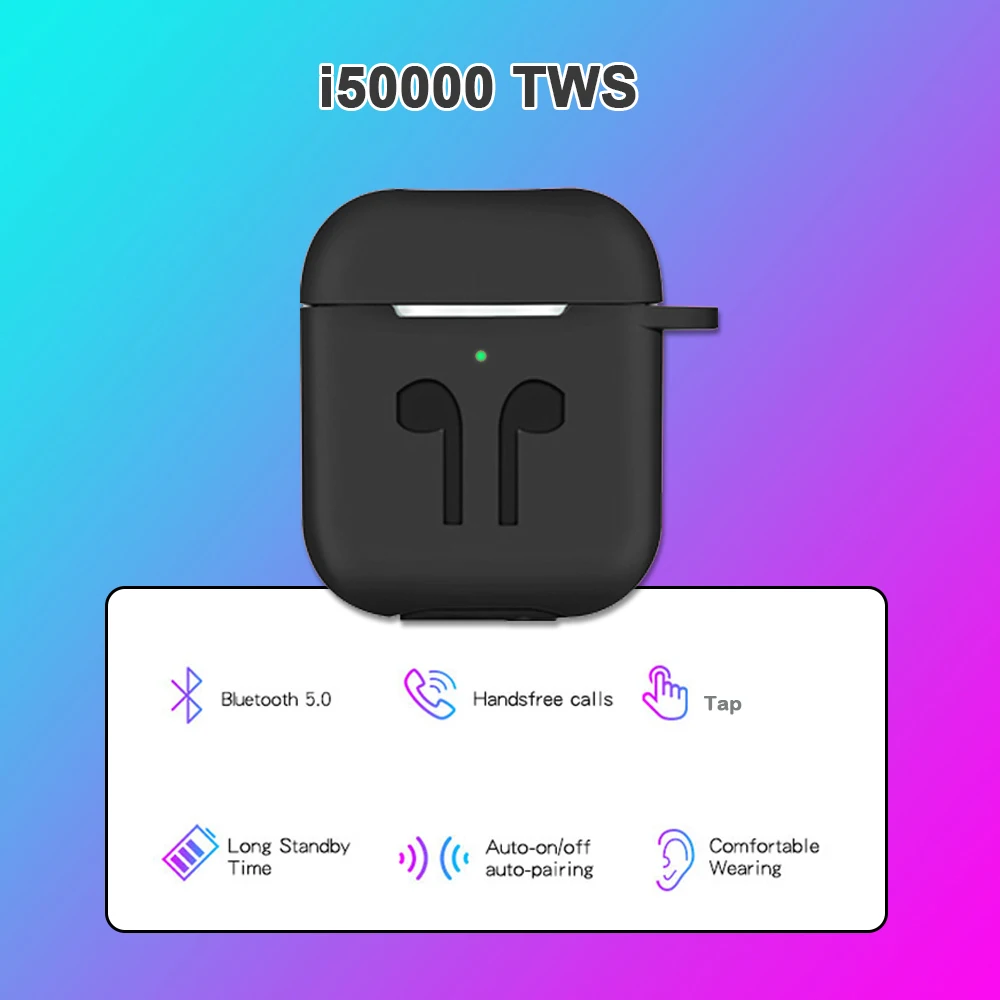 I50000 TWS-вкладыши беспроводная гарнитура pop-up 8D сабвуфер Bluetooth 5,0 гарнитура i50000 гарнитура PK i9999 i20000 TWS