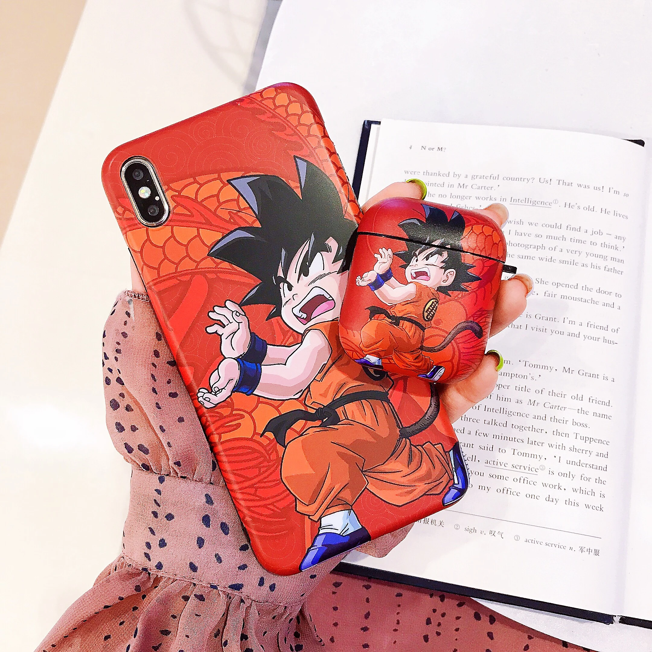 Dragon Ball Sun Wukong перезаряжаемый комплект наушников для Apple Airpods 1 Bluetooth беспроводной