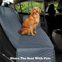 dog car seat cover waterproof anti dirty dog back seat car cover pet travel dogs cushion with safety belt car travel accessories