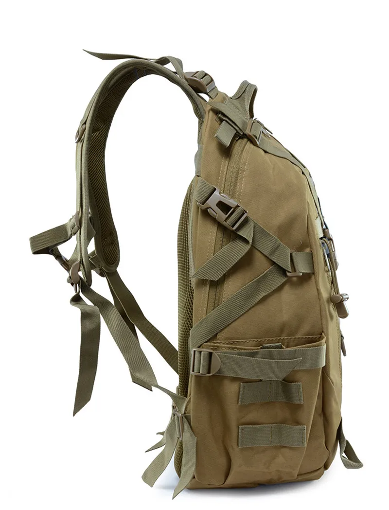 40l military backpack military mens travel bags army tactical molle climbing outdoor hiking reflective bag free global shipping