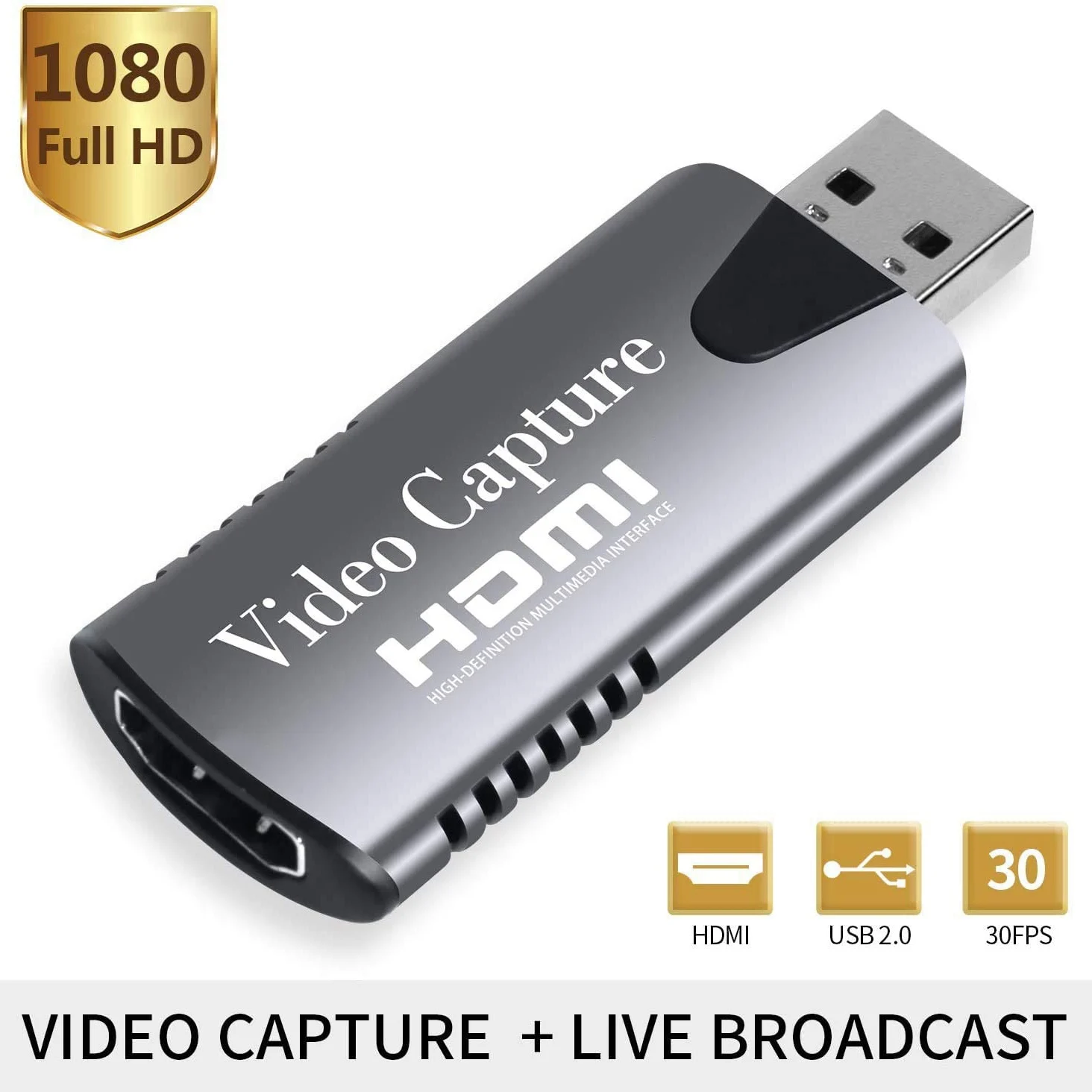O карты видеозахвата HDMI к USB 1080P запись через DSLR камкордер для потокового