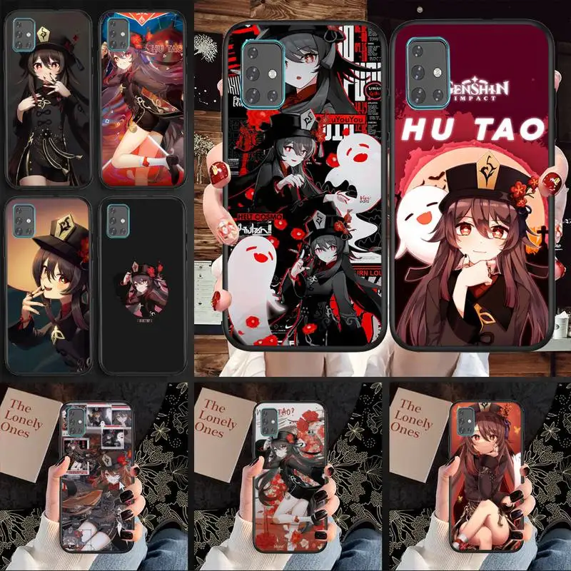 

Hu Tao Genshin Impact Phone Case TPU For Samsung S6 S7 S8 S9 S10 Plus S20 S21 S30Ultrs Fundas Cover