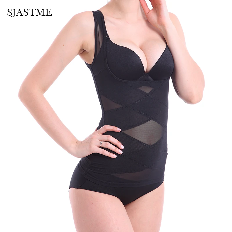 Большая скидка Корректирующее белье топ с контролем живота бесшовное твердое