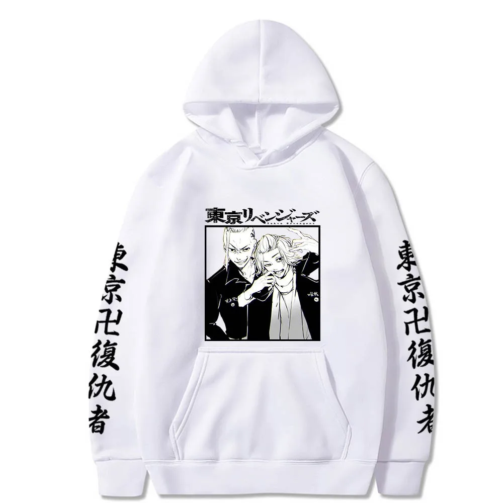 

Fashion Casual Streetwear Tokyo Revengers Print Men Anime Hoody Unisex Hip Hop Style Clothes Plus Size Dropshipping