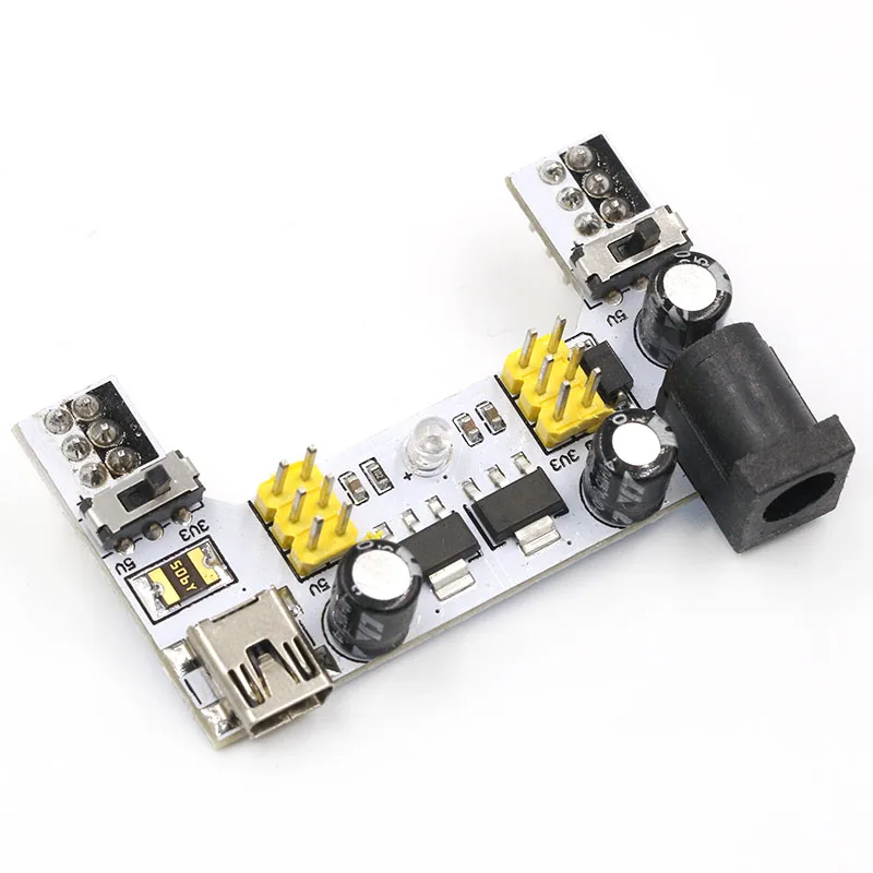 MB102 мини USB интерфейс макет модуль питания MB-102 модуль для Arduino Белый DC 7-12 В 2 канала доска