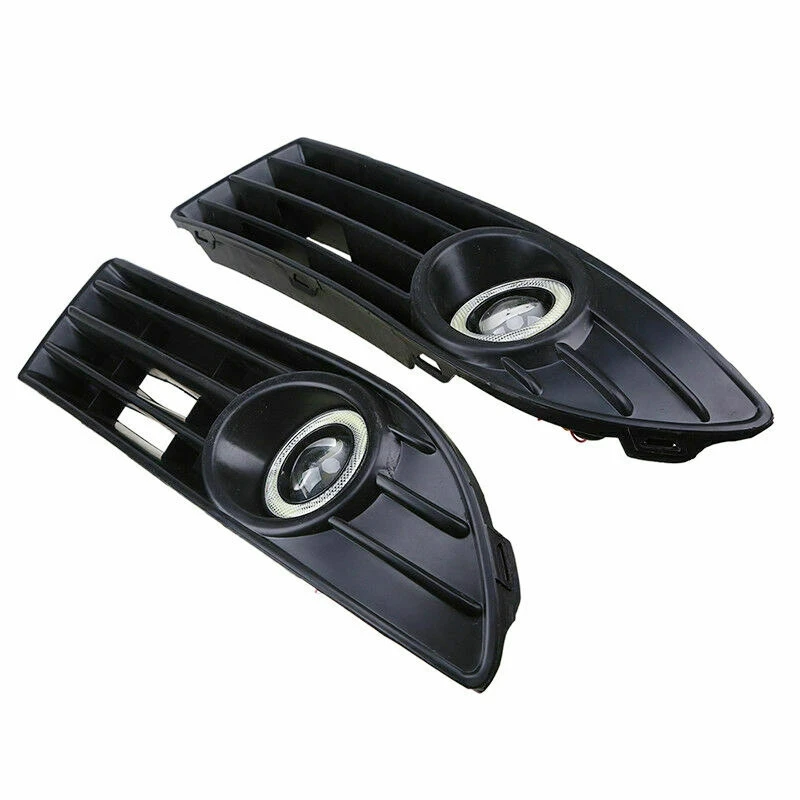 

Car Front Angle Eye Fog Light Lamp with Grille for Polo MK4 9N3 2005-2009