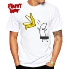 Мужские футболки, брендовые футболки с бананом, Забавные футболки, высокое качество, хлопковая дизайнерская футболка, Юмористические топы, футболки