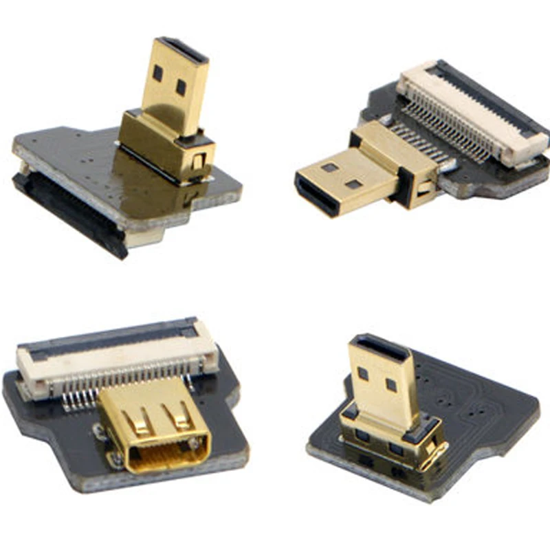 Новый 1080p аэрофотосъемка FPV конвертер позолоченный Micro HDMI1.4 кабель HDMI HD