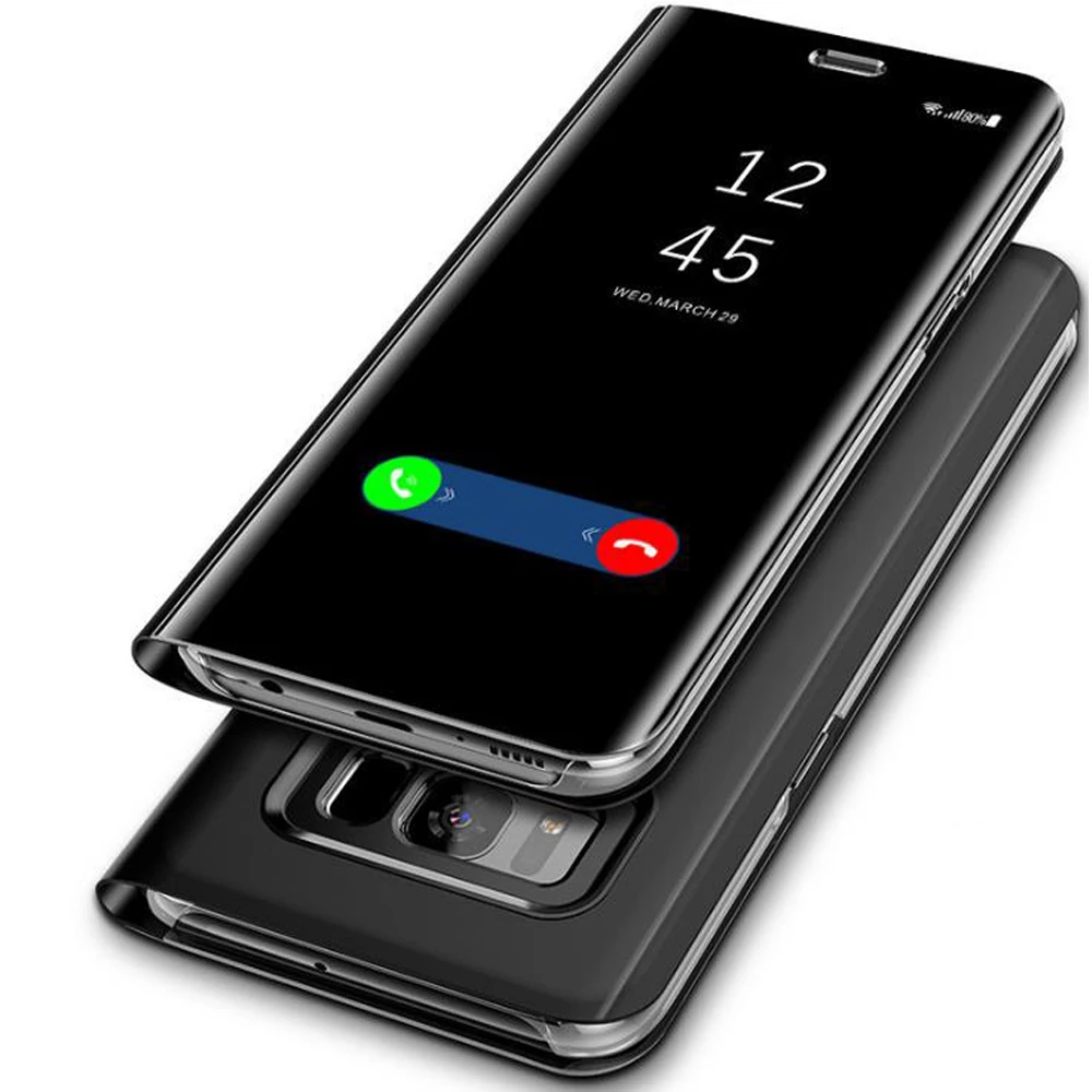 Умный зеркальный чехол для телефона Xiaomi Redmi Note 9s 8 7 K20 5 6 Pro 8T 8A 4X 7A Plus Mi 10 Lite 9 SE A1 A2 5X 6X