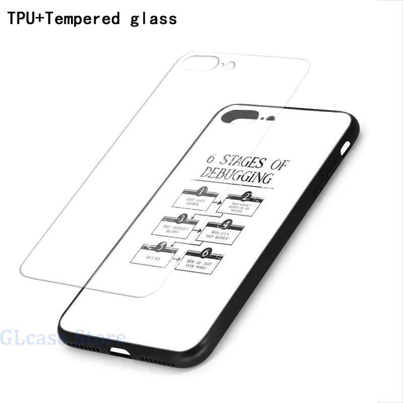 6 этапов отладки компьютерное программирование телефонный чехол для iPhone 11 Pro X XR XS