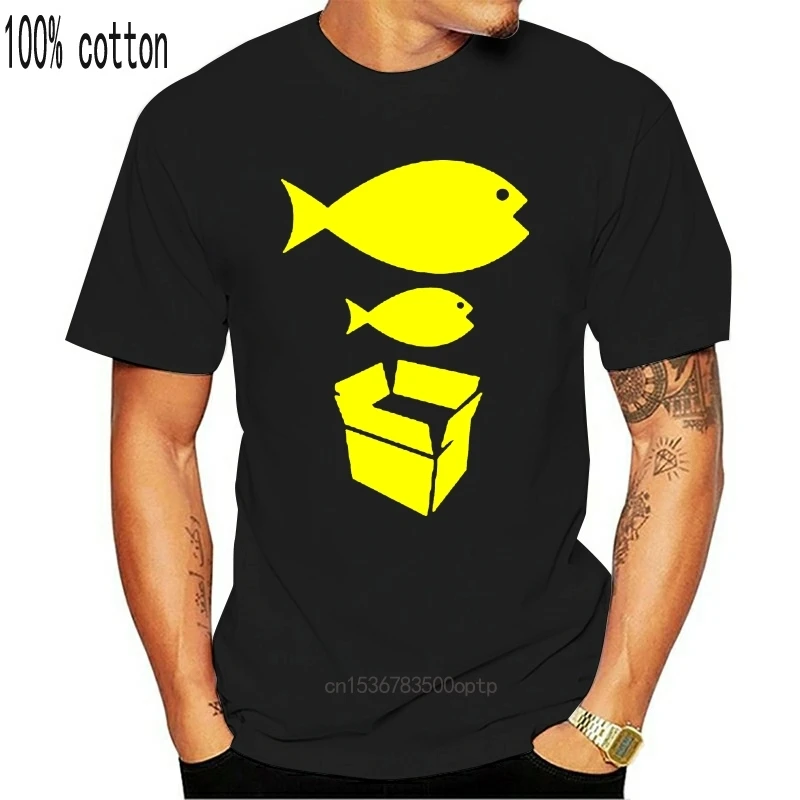 Большая рыба маленькая Мужская Веселая камисоль | одежда
