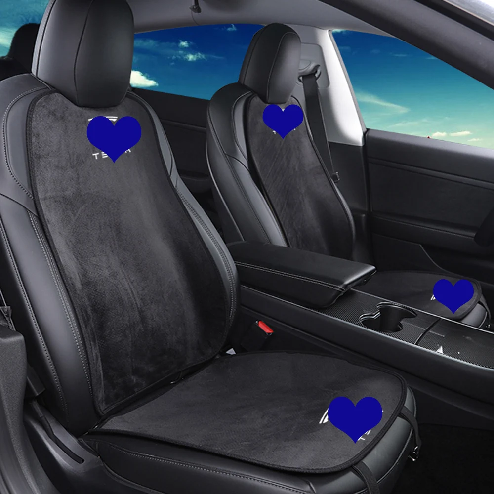 

Car Seat Pad for Tesla Model 3 2021 Accessories Model S X Y Model3 Driver Front Rear Set Cushion Cover Protector Office Home Use