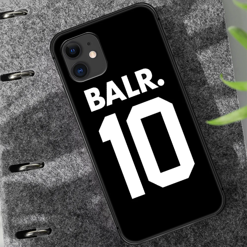 

Life Of A BALR Phone Case Cover Hull For iphone 5 5s se 2020 6 6s 7 8 12 mini plus X XS XR 11 PRO MAX black Cover Silicone Etui