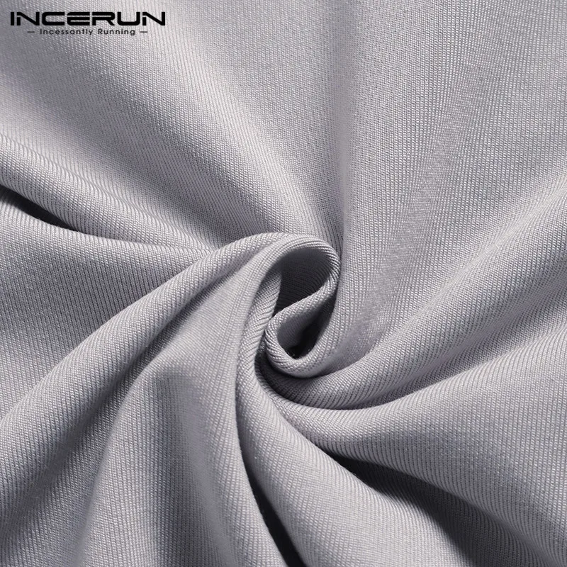 INCERUN Basic Loungewear термобелье, топы, теплые, мужское новое нижнее белье с длинным рукавом, водолазка, однотонная, облегающая футболка S-5XL