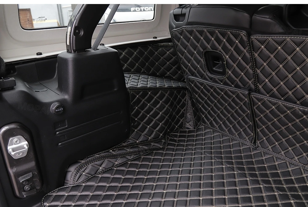 MOPAI коврики для Jeep Wrangler JL+ кожа грузового лайнера автомобиля задний багажник ноги коврики для Jeep JL Wrangler аксессуары