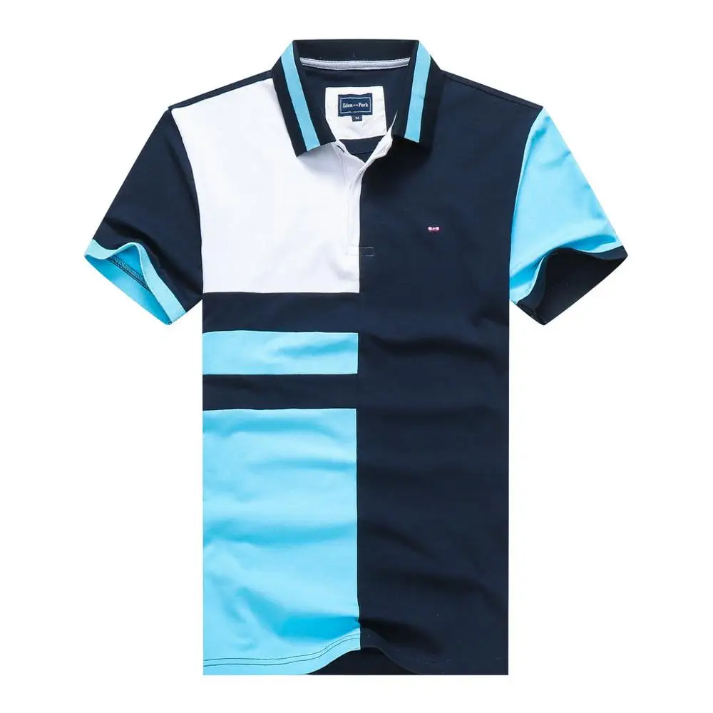 

Embroidery Eden park 2021 Brand Men's Polo Shirt Summer Classic Homme Clothing Casual 100%Cotton Luxury Designer Male Slim Tops