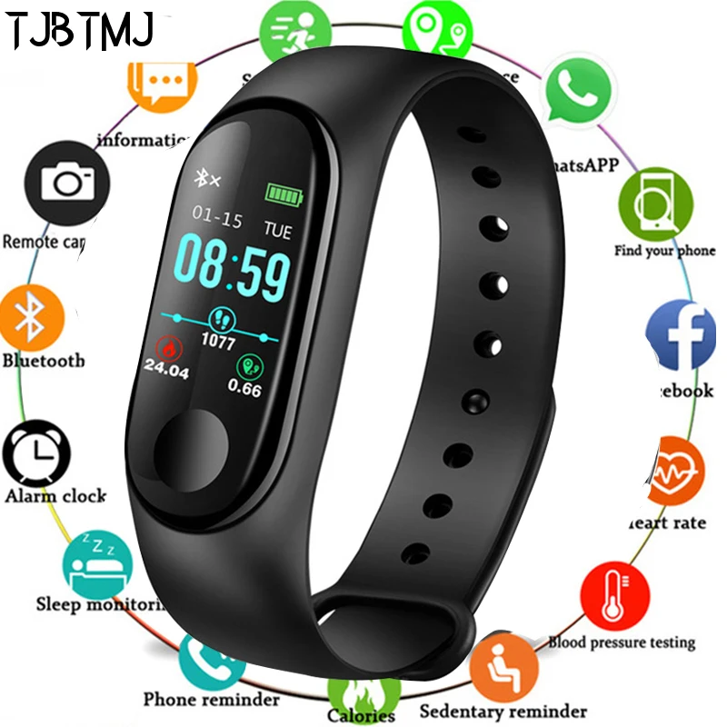 Умные часы для мужчин и женщин пульсометр кровяное давление фитнес трекер