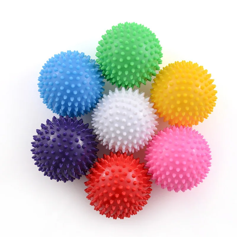 

1Pcs Fitness PVC 7cm Spiky Massage Ball Relief Plantar Fasciitis Hand Foot Training Grip Ball Portable Fitness Massage Ball
