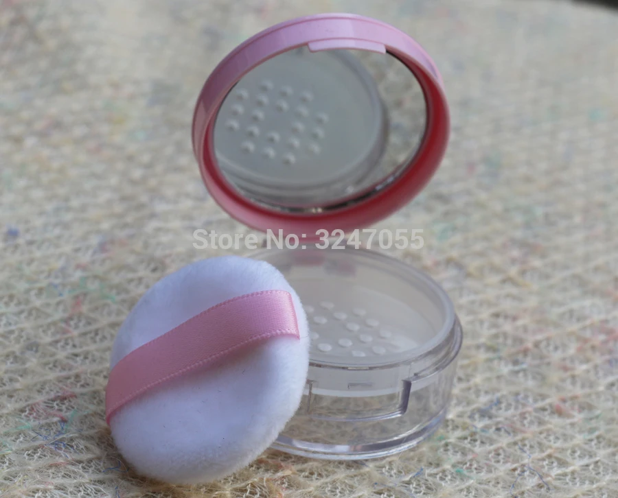 10 г розовый пустой свободный порошковый чехол n сито Косметические румяна