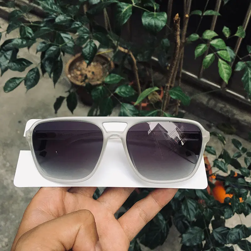 Парижские Модные прозрачные солнцезащитные очки для мужчин и женщин большие