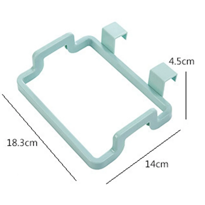 

Kitchen Garbage Bag Holder Cupboard Door Back Trash Rack Storage Rubbish Bag Cabinet Hanging Trash Rack Kitchen Orgnizer Tools